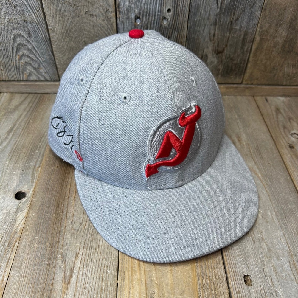 New Jersey Devils New Era 59FIFTY Fitted Hat 7 3/8 Gray Travis Zajac 19 NHL